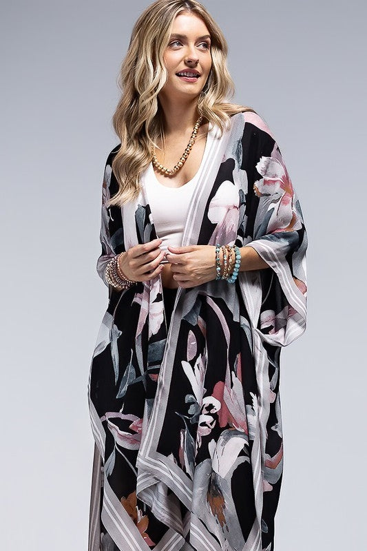 One Size Beautiful Long Kimonos - Multiple Colors