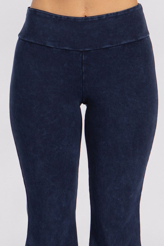 Chatoyant Crop Bell Slit Pants