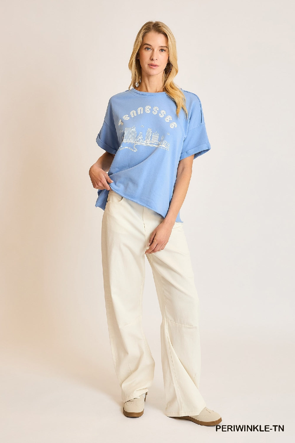 Umgee State Pride Graphic French Terry T Shirt Top - TN MS AL