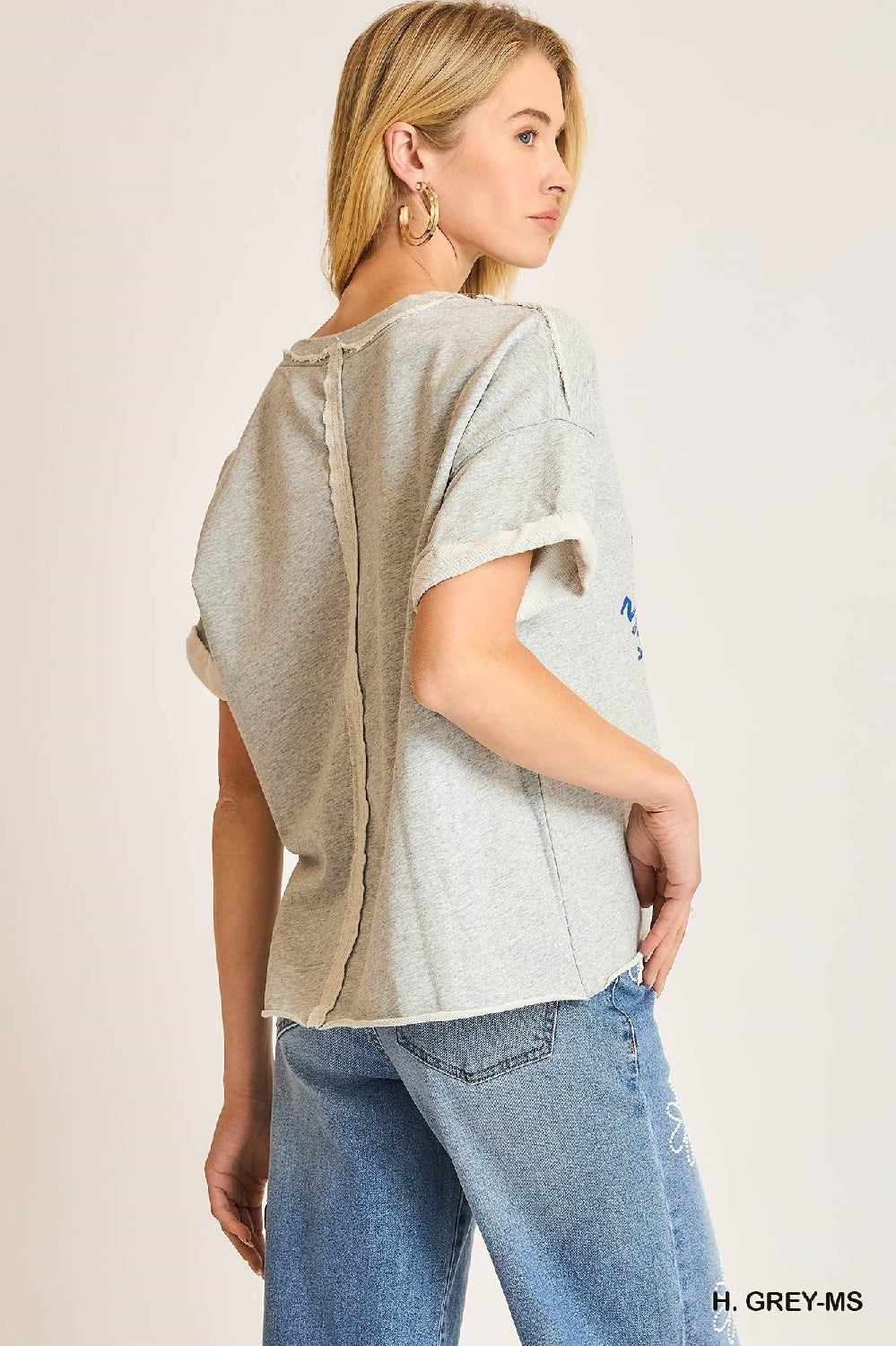 Umgee State Pride Graphic French Terry T Shirt Top - TN MS AL