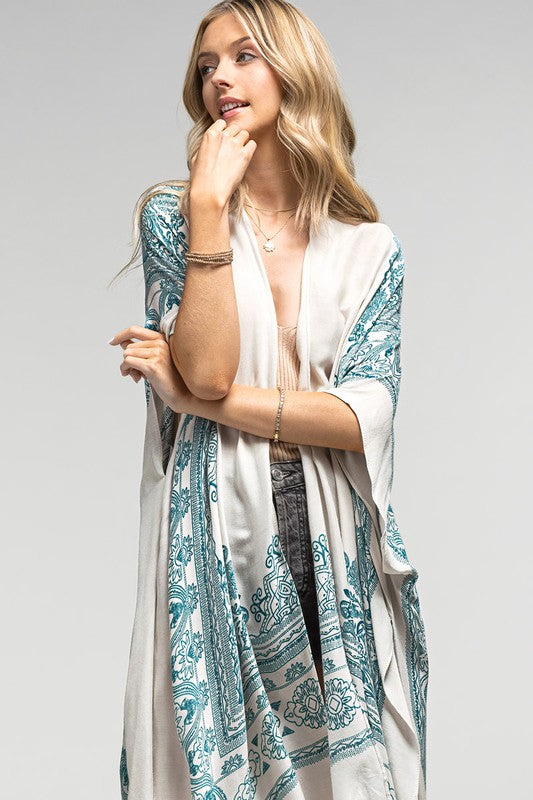 One Size Beautiful Long Kimonos - Multiple Colors