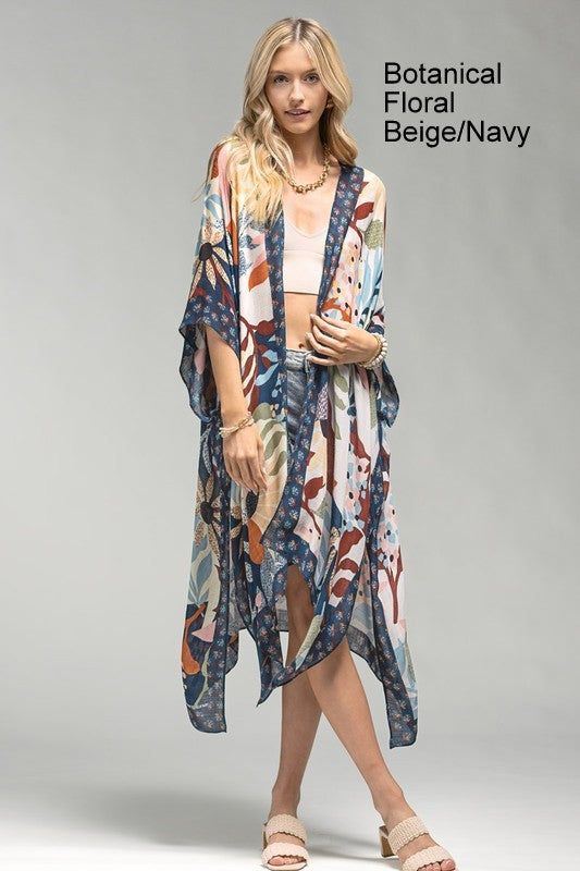 One Size Beautiful Long Kimonos - Multiple Colors