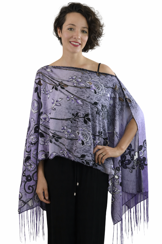 7 Ways to Wear Kokomo Authentic Fringe Scarf Shawl - Multiple Colors
