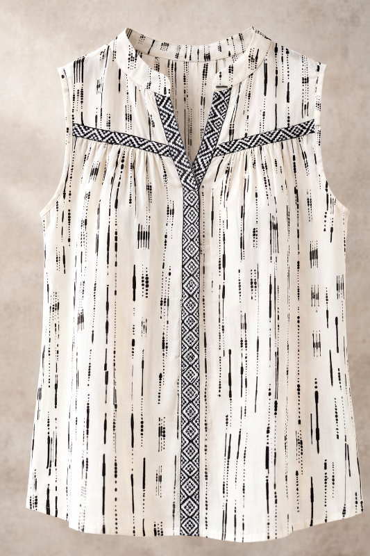 Staccato Light & Lively Sleeveless Top - Ivory