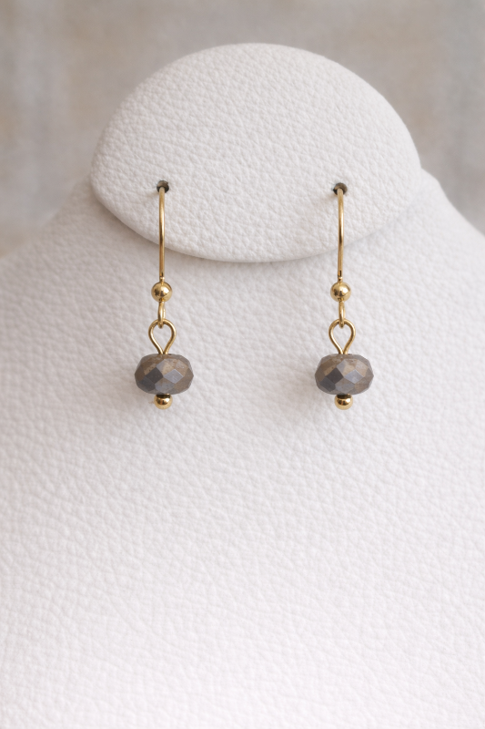 Maple Leaf Necklace Set - Taupe