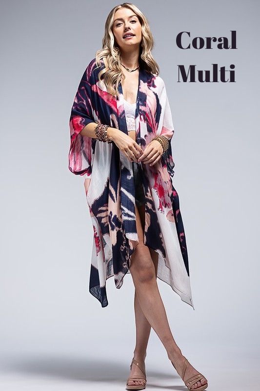 One Size Beautiful Long Kimonos - Multiple Colors