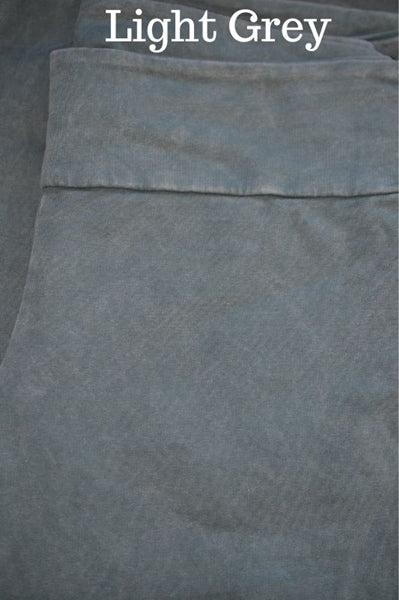 Chatoyant Back Pocket French Terry Bell Bottom Pants