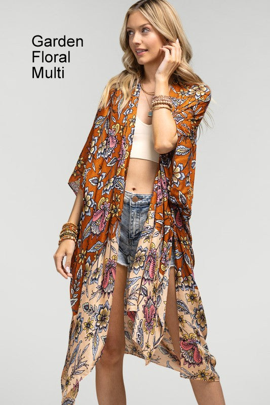 One Size Beautiful Long Kimonos - Multiple Colors