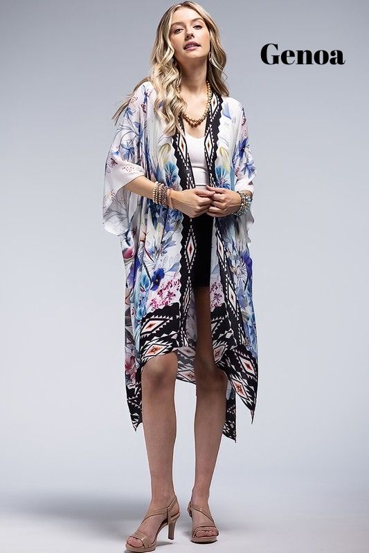 One Size Beautiful Long Kimonos - Multiple Colors