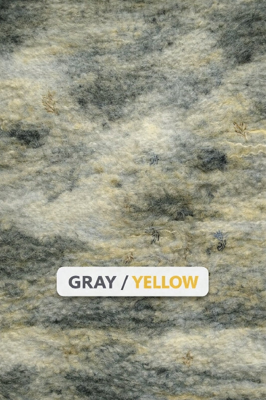 Merino Wool Silk Felt Upcycle Art Sari Scarf - Multiple Colors