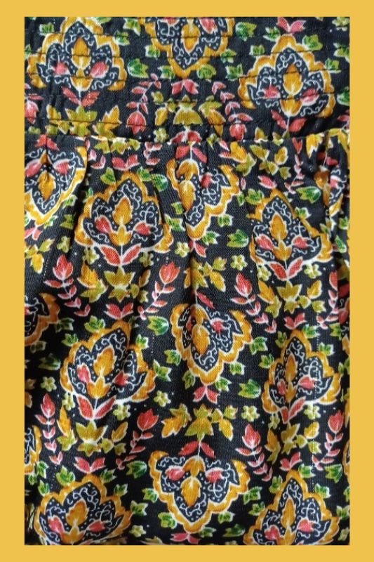 Eesome Floral Metallic Blouse - Black