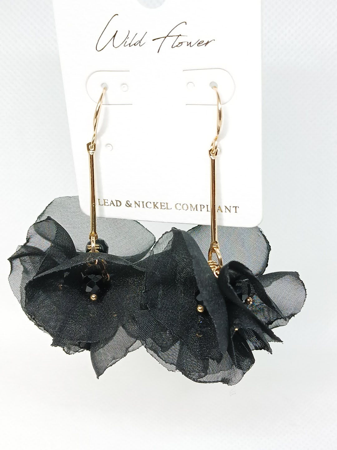 Dangle Muse Drop Earrings - Black