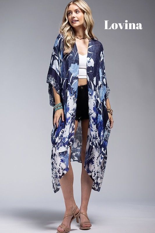 One Size Beautiful Long Kimonos - Multiple Colors
