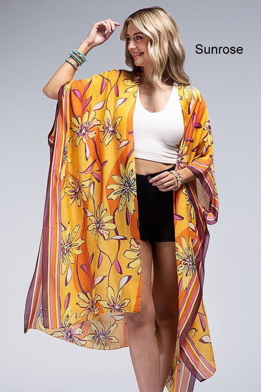 One Size Beautiful Long Kimonos - Multiple Colors