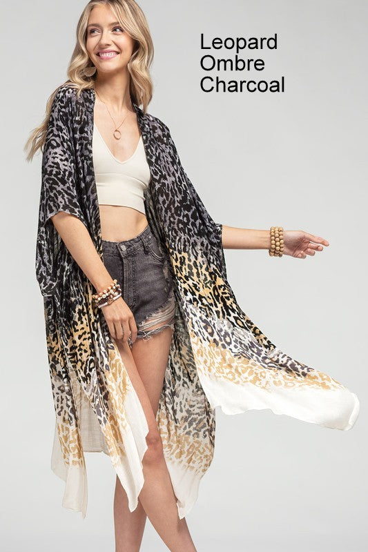 One Size Beautiful Long Kimonos - Multiple Colors