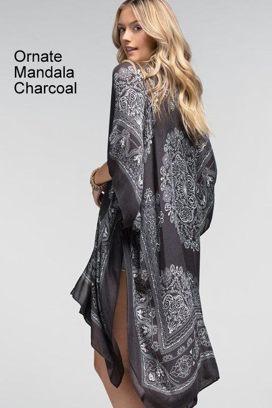 One Size Beautiful Long Kimonos - Multiple Colors