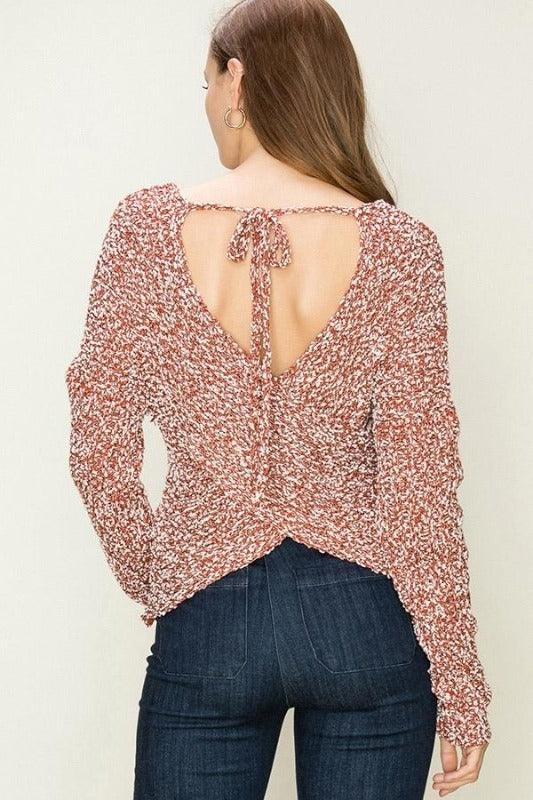 HYFVE Crossover Sweater - Rust