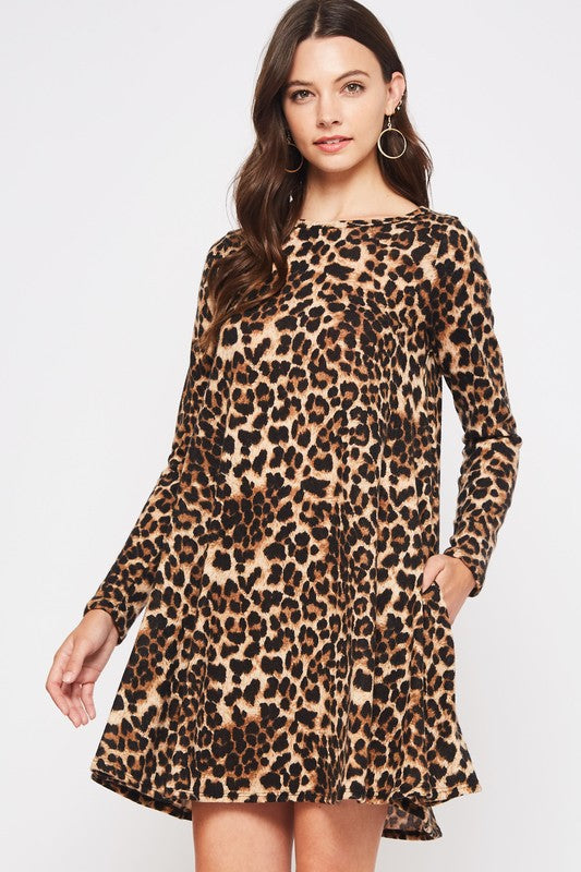 Beeson River Brushed Leopard Dress