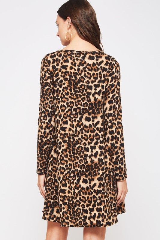 Beeson River Brushed Leopard Dress