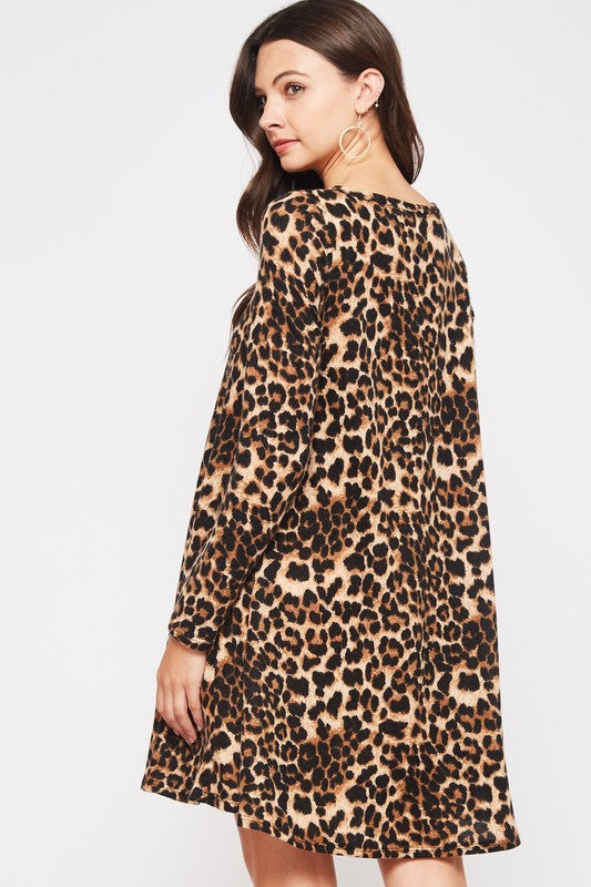 Beeson River Brushed Leopard Dress