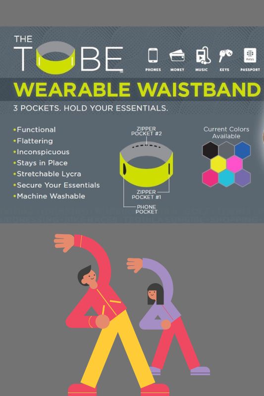 "The Tube" Active Band - Phone/Keys/Passport Holder - Unisex