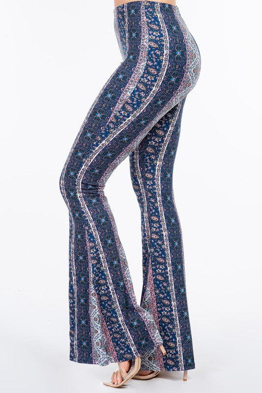 *SALE Bear Dance Baroque Skinny Brushed Pants - Navy