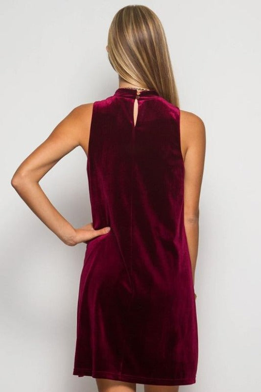 She + Sky Romantic Velvet Dress - 2 Colors