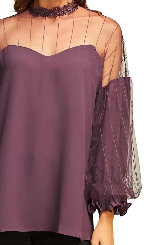 Entro Dream-y Aladdin Blouse - Grape