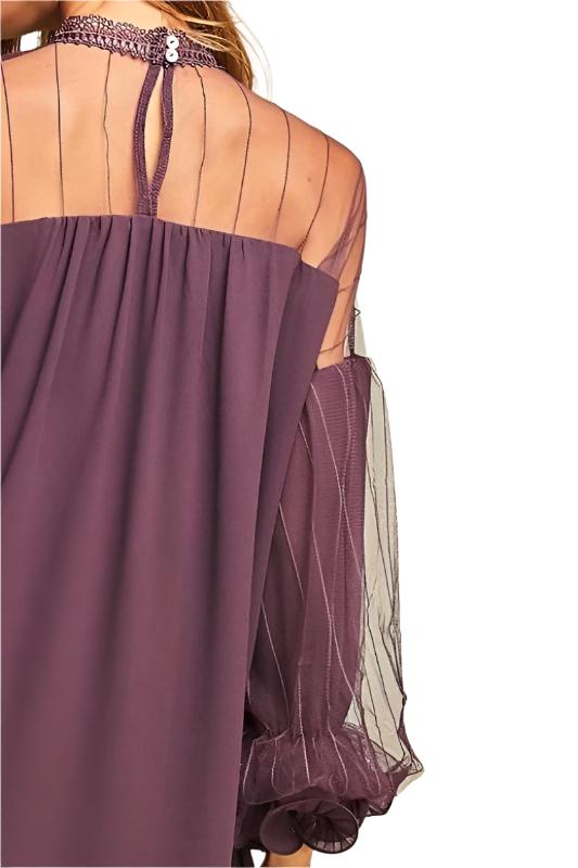 Entro Dream-y Aladdin Blouse - Grape
