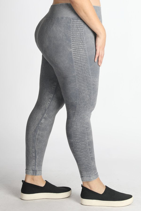 Nikibiki Plus Side Ladder Leggings - Burgundy