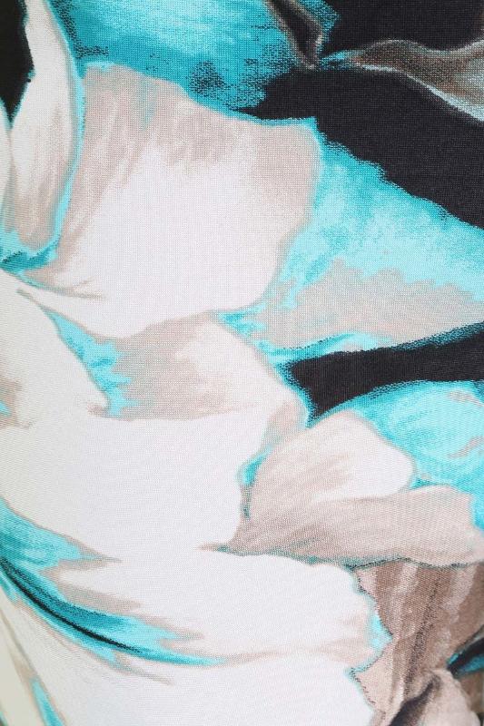 Uptown Tall Wide Bell Bottom Floral Palazzo - Brown