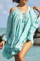Debbie Katz  Beach Top Cover-Up - Turquoise