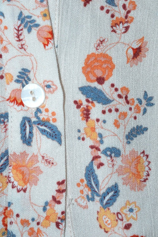 Andree by Unit Flower Print Blouse - Cream