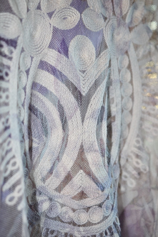 Origami Brocade Vest - Natural