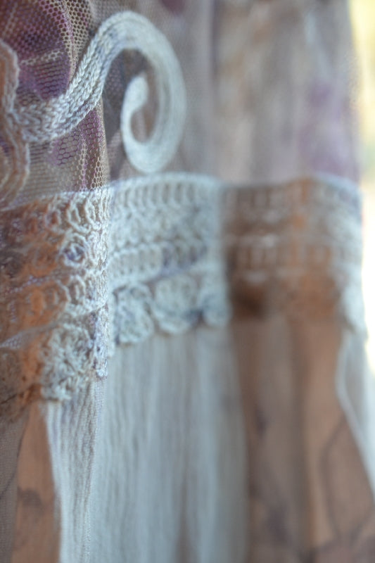 Origami Brocade Vest - Natural