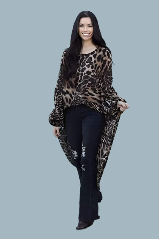 Turquoise Haven Tall Distressed Flare Jeans - Black