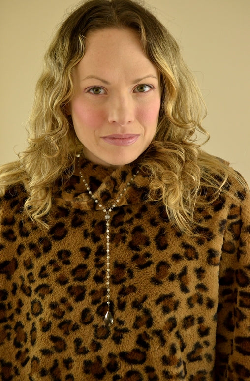 Smokey Crystal Bead Y Necklace