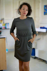 Timeless Easy Dress - Charcoal