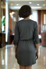 Timeless Easy Dress - Charcoal