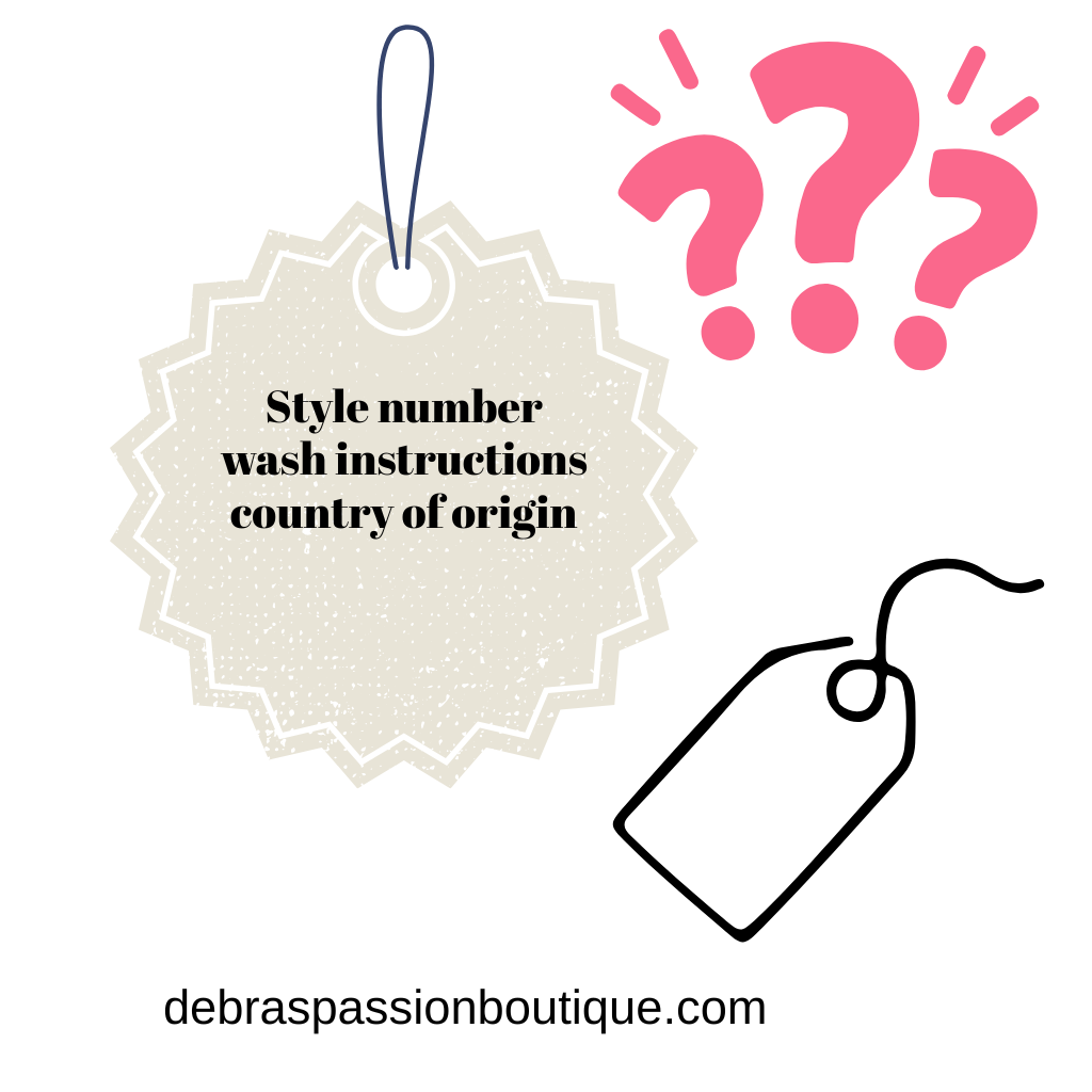 What's on my size label? Decoding the tags