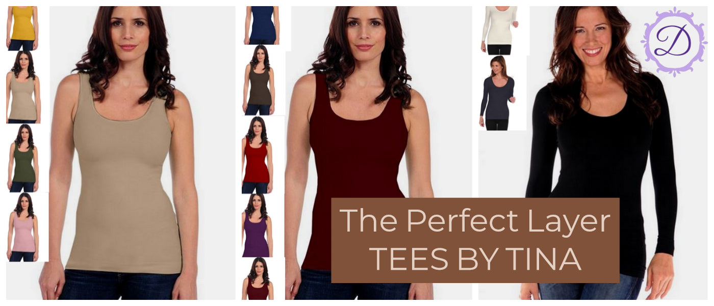 Super Smooth Tees by Tina Tanks are a Must Have