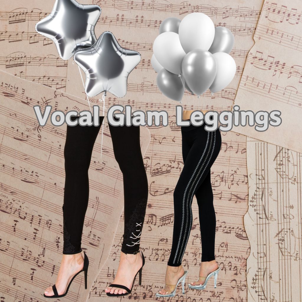 Vocal Glam Rhinestone Leggings are in the house !!! Get cute.