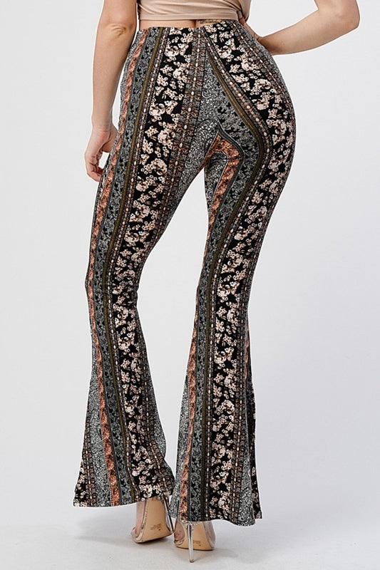 Bear Dance Boho Cosmos Skinny Brushed Pants - Black