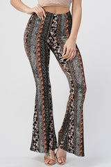 Bear Dance Boho Cosmos Skinny Brushed Pants - Black