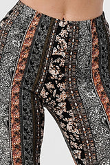 Bear Dance Boho Cosmos Skinny Brushed Pants - Black