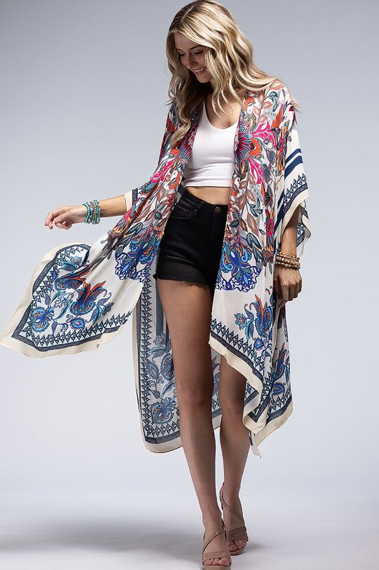 One Size Beautiful Long Kimonos - Multiple Colors