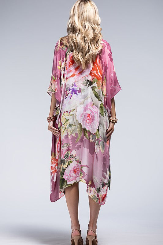 One Size Beautiful Long Kimonos - Multiple Colors