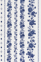 Blu Pepper Navy Floral Smocked Maxi Dress