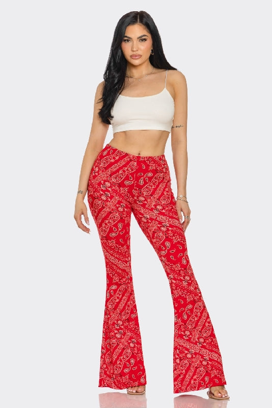 Bear Dance Red Bandana Skinny Pants | Debra's Passion Boutique