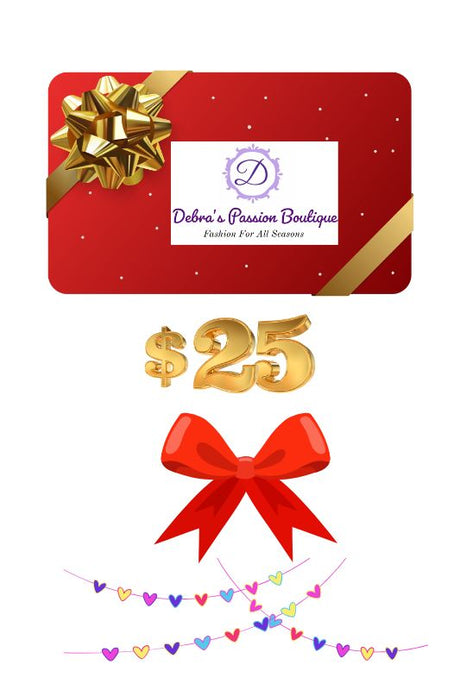 Debra's Passion Boutique e-Gift Cards